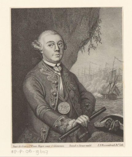 Portrait of Johan Arnold Zoutman