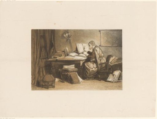 Scholar in His Study