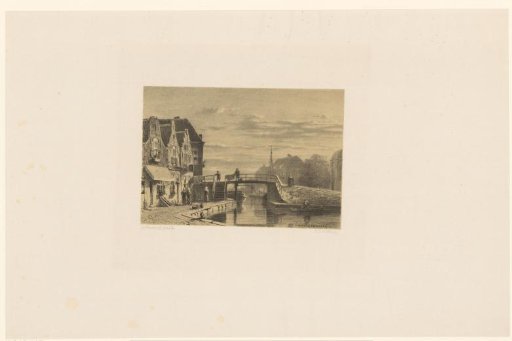 Cityscape with canal