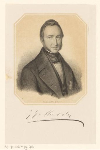 Portrait of Gerardus Johannis Mulder