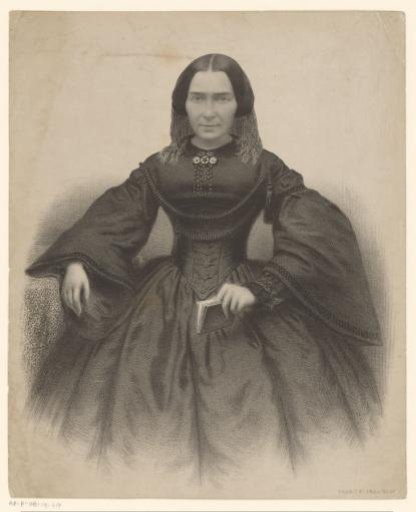 Portrait of an Unknown Woman in a Black Gown