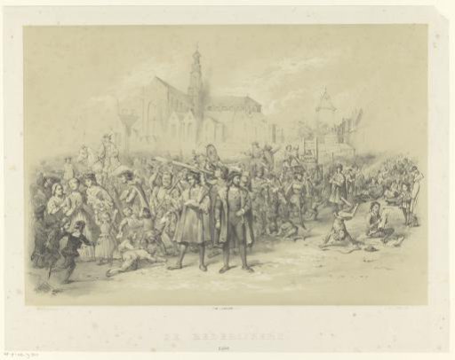 Rhetoricians Distributing Pamphlets