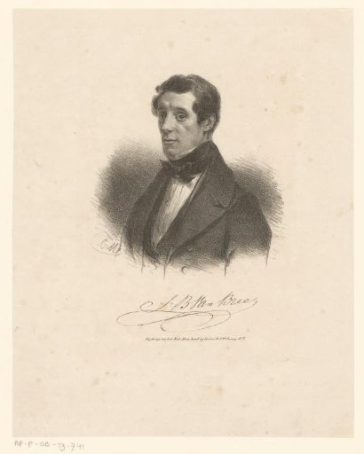 Portrait of Johannes Bernardus van Bree
