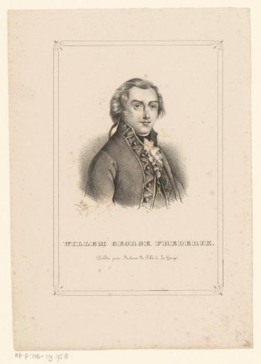 Portrait of William George Frederick of Orange-Nassau