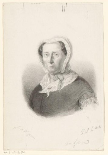 Portrait of a Woman with a Cap on Her Head