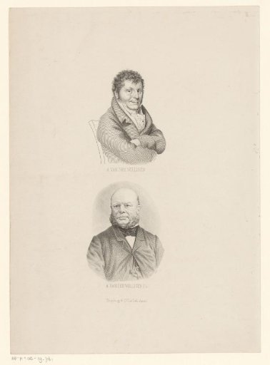 Portraits of Adriaan van der Willigen and Adriaan van der Willigen Pz.