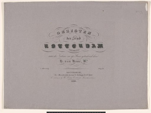 Cover with a series of views of Rotterdam