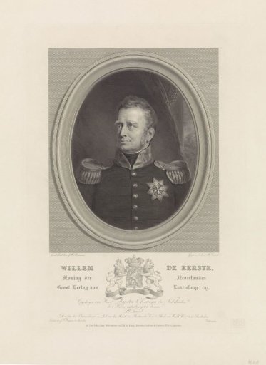 Portrait of William I Frederick, King of the Netherlands