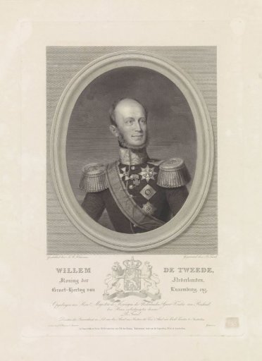 Portrait of William II, King of the Netherlands