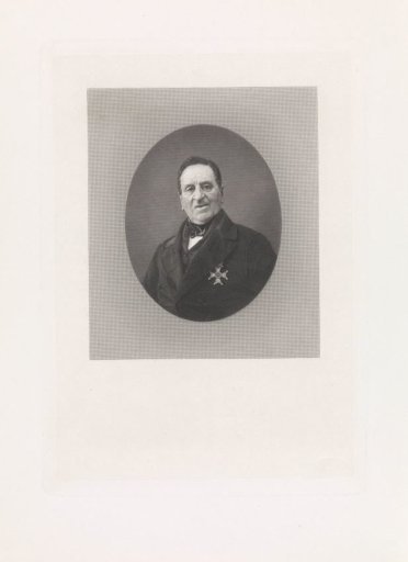 Portrait of the Rotterdam poet and merchant Hendrik Tollens