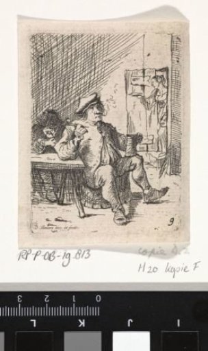Seated Peasant with Jug and Pipe