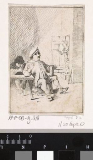 Seated Peasant with Jug and Pipe