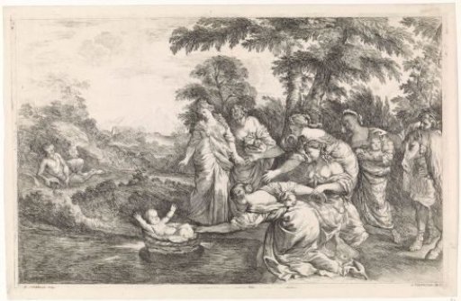 Moses found by the daughter of the Pharaoh