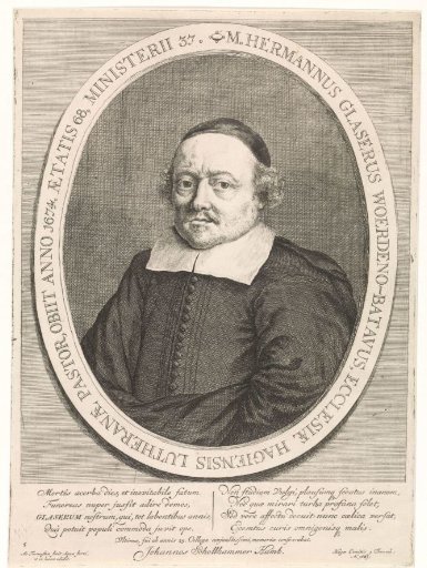 Portrait of Hermanus Glaserus