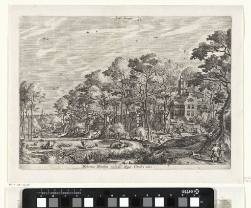 Landscape with shepherds and hunters