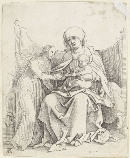 Mary with the Christ Child and a Young Woman