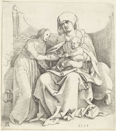 Mary with the Christ Child and a Young Woman