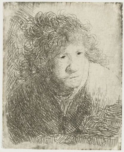 Self-portrait, Bending Forward