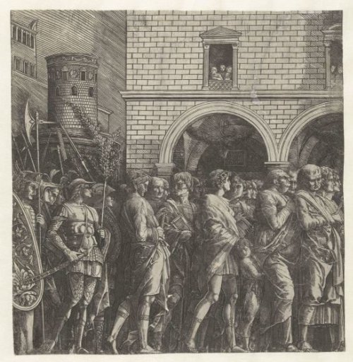 Senators in the Triumphal Procession of Julius Caesar