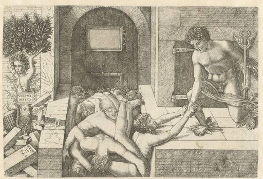 Mercury as the Personification of Virtue Redeems Souls at the Limbo and Daphne Turns into a Tree