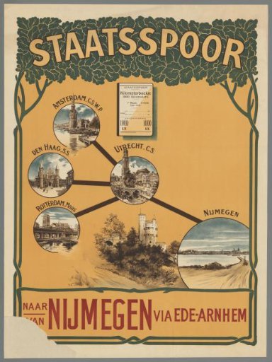 State Railway to/from Nijmegen via Ede-Arnhem