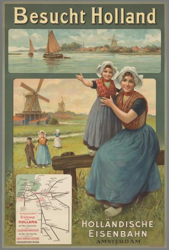 Visiting Holland. Dutch Railway Amsterdam