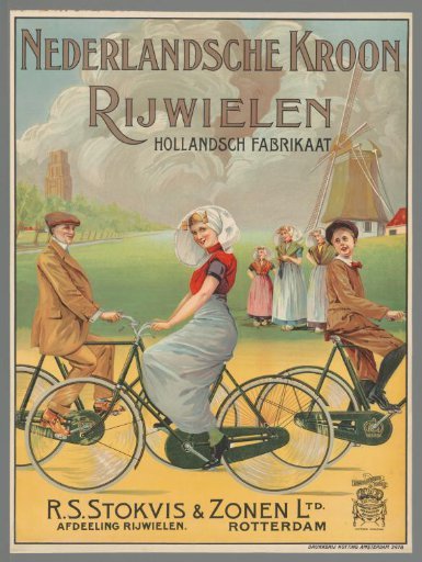 Dutch Crown Bicycles. Dutch manufacture. R.S. Stokvis & Sons Ltd. Bicycle Department. Rotterdam