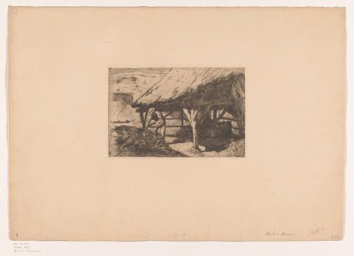 Boerderij met hooischuur