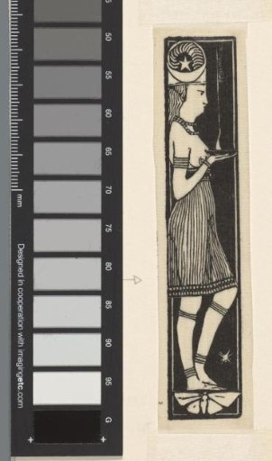 Standing woman with a lamp