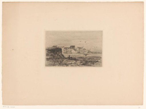 View of Veules with Ramparts