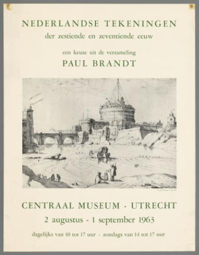 Dutch Drawings of the Sixteenth and Seventeenth Centuries: A Selection from the Paul Brandt Collection. Central Museum Utrecht 2 August - 1 September 1963.