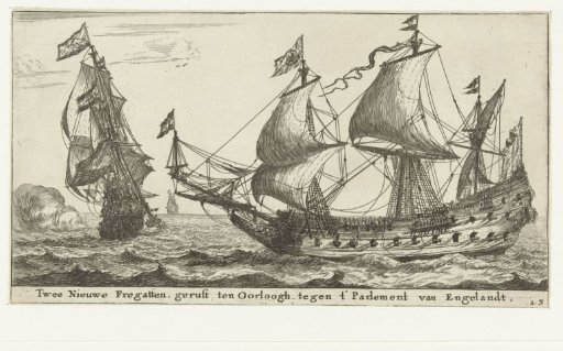 Two Dutch frigates