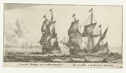The ships The Yellow Fortune and The Love