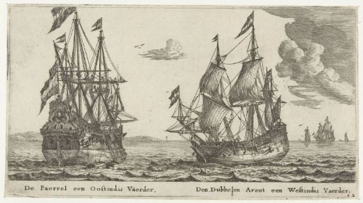The ships The Pearl and The Double Eagle