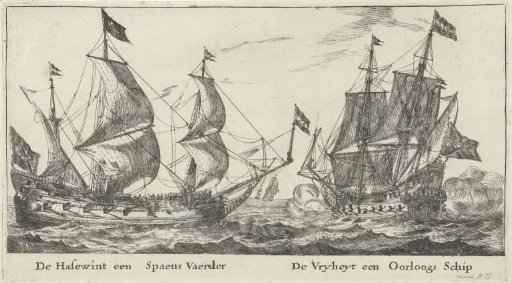 The ships The Freedom and The Hazewind