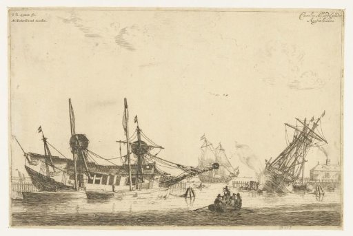 Two keeled sailing ships