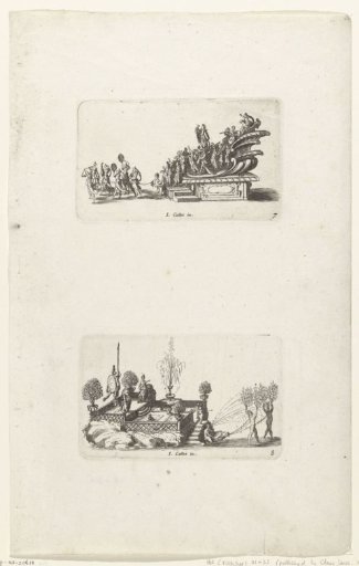 Triumphal Car of Apollo, Triumphal Car of Juno, Minerva, and Venus