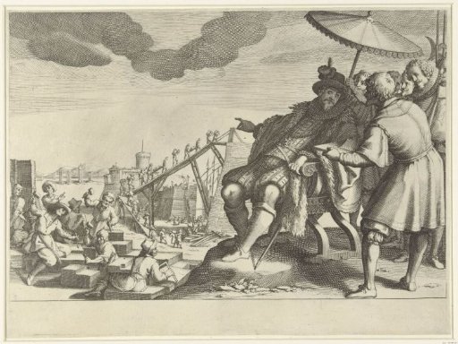 Ferdinando I de' Medici Has the Harbour of Livorno Fortified