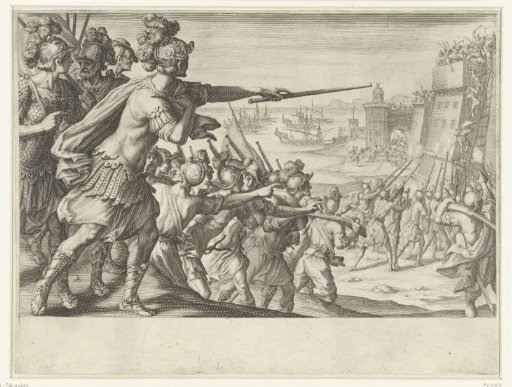 Attack of the Troops of Ferdinando I de' Medici on the City of Preveza in Albania