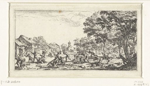 Peasants take revenge on soldiers