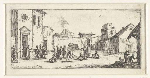 Wounded at a hospital