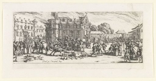 Soldiers plunder a monastery