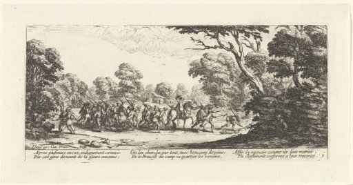 Pursuit of soldiers who have misbehaved