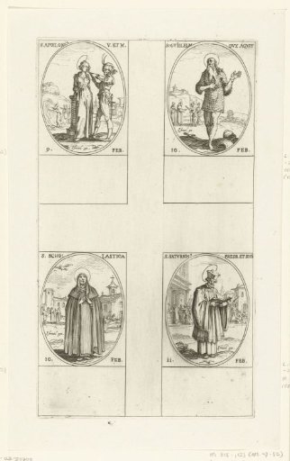 Saint Apollonia, Saint William of Aquitaine, Saint Scholastica, Saint Saturninus (9-11 February)