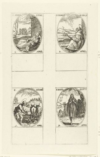 Saint Hugh of Grenoble, Saint Francis of Paola, Saint Mary of Egypt, Saint Richard of Chichester (1-3 April)