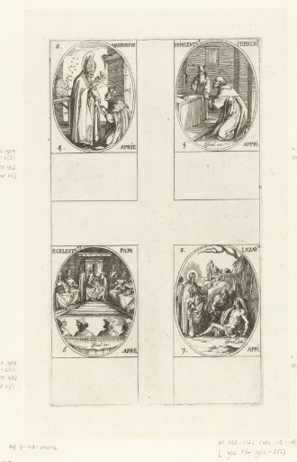 Saint Ambrose of Milan, Saint Vincent Ferrer, Saint Celestine I, Saint Lazarus of Bethany (4-7 April)