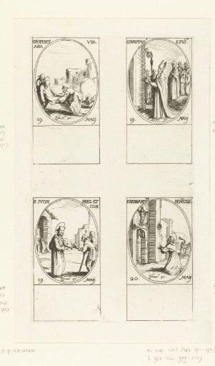Saint Pudentiana of Rome, Saint Dunstan of Canterbury, Saint Ivo Hélory of Kermartin, Saint Bernardinus of Siena (19-20 May)