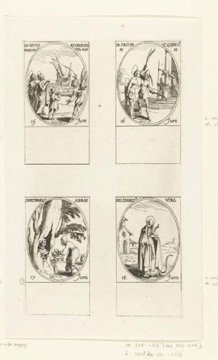 Saint Vitus, Saint Crescentia and Saint Modestus of Lucania, Saint Julitta and Saint Quiricus of Tarsus, Saint Wulmar of Boulogne, Saint Elisabeth of Schönau (15-18 June)