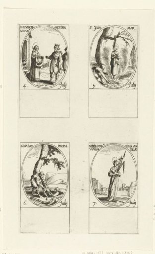 Saint Elizabeth of Portugal, Saint Zoe of Rome, Saint Isaiah, Saint Ethelburga of Faremoutiers (4-7 July)