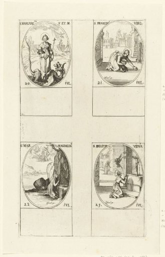 Saint Margaret of Antioch, Saint Praxedes of Rome, Saint Mary Magdalene, Saint Bridget of Sweden (20-23 July)